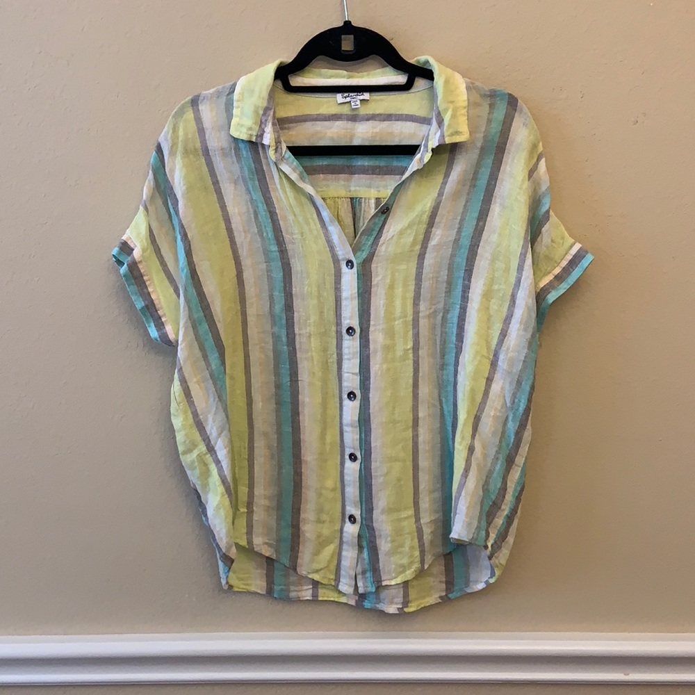 Splendid Striped Button Down Shirt - image 1